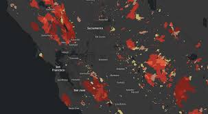 The map provides details about all major fire incidents in the state, such as the fire's location, size, containment and which agency is managing the response. Interactive Map See 30 Years Of California Wildfire History The Sacramento Bee