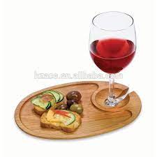 Wooden Serving Tray Solid Wood Glass