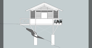 Modern Cabin House Plan 3d Images Dwg