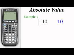 Ti Calculator Tutorial Absolute Value