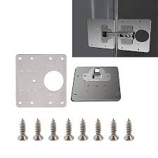 hinge repair plate kit stainless steel
