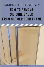 how to remove silicone caulk from