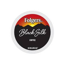 folgers black silk k cup coffee