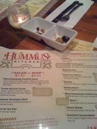 hummus kitchen in nyc reviews menu