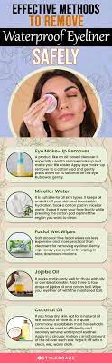 remove waterproof eyeliner safely