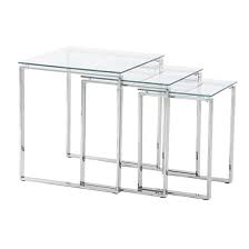 Megan Clear Glass Computer Desk With