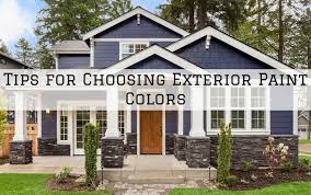 tips for choosing exterior paint colors