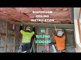 how to install diaphragm ceiling in new
