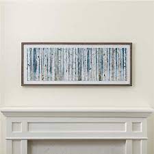 Birch Trees Framed Reproduction Wall