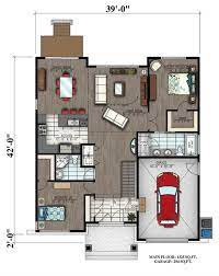 2 Bedrm 1325 Sq Ft Bungalow House Plan