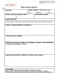 Hcwm New Incident Report Form Aidsfree