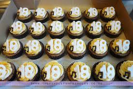 There's no celebration like an 18th birthday and for the perfect 18th party centrepiece, what better than a personalised 18th birthday cake.simply choose a design, personalise it with a name, age, special message and even a photo to make the perfect eighteenth birthday cake. 18th Birthday Cupcakes Gold With Musical Notes