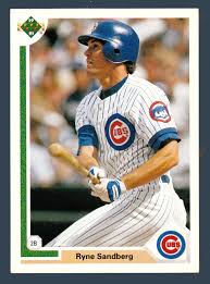 The set was also sold as a factory set. Ryne Sandberg 132 1991 Upper Deck Baseball Ryne Sandberg Baseball Chicago Cubs Baseball