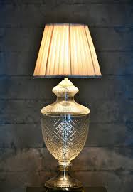 Led Glass Brass Sge Trophy Table Lamp
