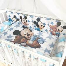 mickey mouse crib bedding set boy