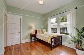 pastel green walls in kids bedroom