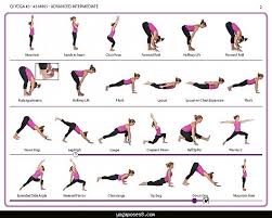 Yoga Poses Chart Yogaposes8 Com