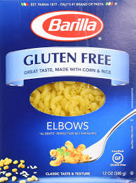 barilla gluten free elbows 12 oz pack