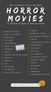 the best horror s on to