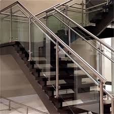indoor tempered glass stainless steel
