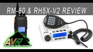 rugged radio review rm 60 and rh5x v2