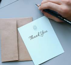 thank you notes to send or not to send