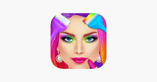 hair salon makeover on the app