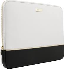 Kurt geiger london rainbow shop 690 card holder with strap. Best Buy Kate Spade New York New York Laptop Sleeve Black Gold Cement Ksmb 020 Bcg