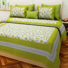 cotton king size double bed sheet for