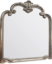 Silver Leafed Mantel Wall Mirror Mirrors