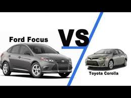 2016 ford focus vs toyota corolla