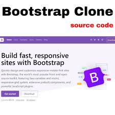 clone of a bootstrap using html