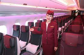 onboard qatar airways new a350 1000