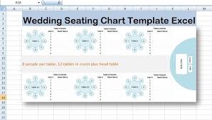 Wedding Seating Chart Template Excel Wedding Seating Chart Template
