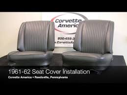 C1 Corvette Seat Cover Installation
