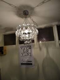 A Chandelier Made From Br Wine