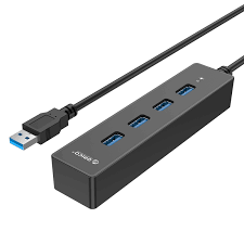 Usb ports allow usb devices to be connected to each other with and transfer digital data over usb cables. Orico 4 Port Portable Usb3 0 Hub For Windows And Mac Os Black W8ph4 U3