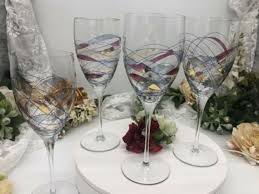 Wine Glasses Sagrada Stained Glass