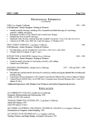 One Page Engineering Manager Resume