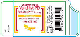 Vanahist Pd Liquid Gm Pharmaceuticals Inc