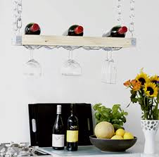 Make A Hanging Wine Rack