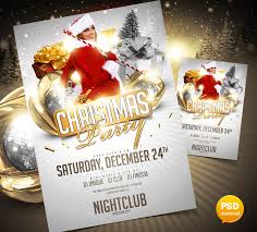 Christmas Party Flyer Template By Party Flyer Dhaou Christmas Party
