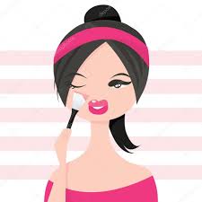 makeup stock vector by
