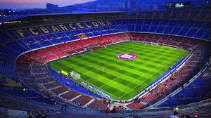 fc barcelona football stadium view from