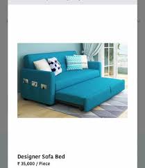 Fabric 2 Seater Sofa Cum Bed