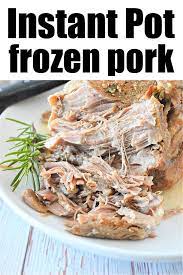frozen pork shoulder instant pot