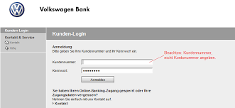 Welcome to volkswagen credit's my account service! Vw Online Banking