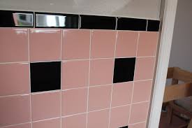 1950s pink tiles