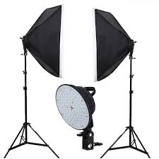 2020 Led Photography Light Continuous Lighting Photo Studio Kit 2x5500k Led Lights Softbox 2x Light Stand 1 6 2m Background From Goodgo 469 Dhgate Com