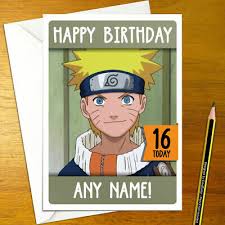 Perfect for friends & family to wish them a happy birthday on their special day. Naruto Personalised Birthday Card A5 Anime Manga Ninja Shippuden Sasuke Sakura Ebay